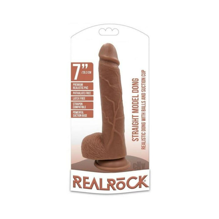Realrock Straight W/balls 7 Tan