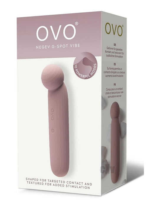 Ovo Earth Negev Gspot Vibe Brown