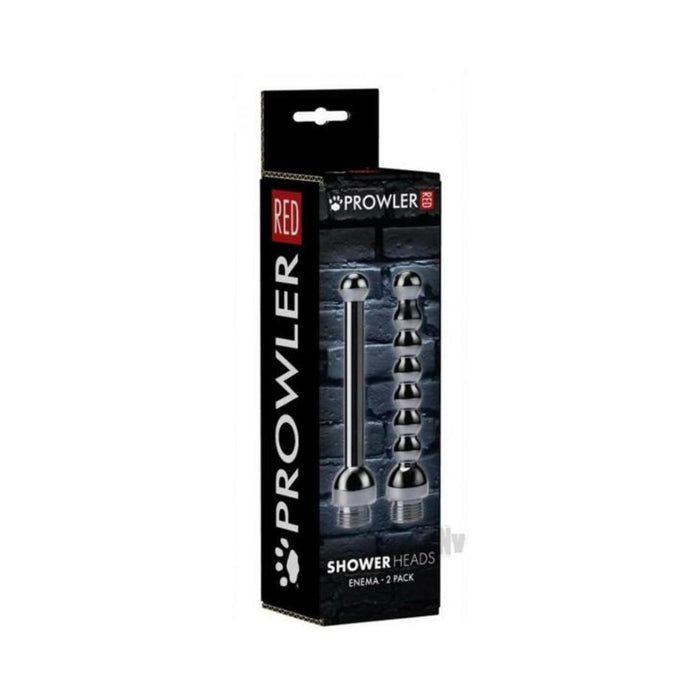 Prowler Red Shower Heads 2pk