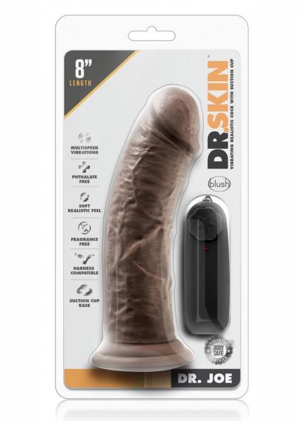 Dr. Skin - Dr. Joe - 8in Vibrating Cock With Suction Cup