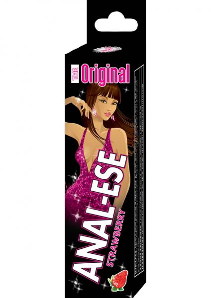 Anal-Ese Soft Packaging Lubricant .5oz Strawberry