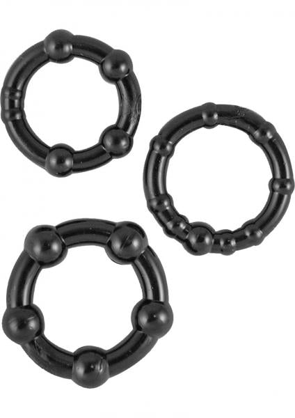 Beaded C Ring 3 Pack Set