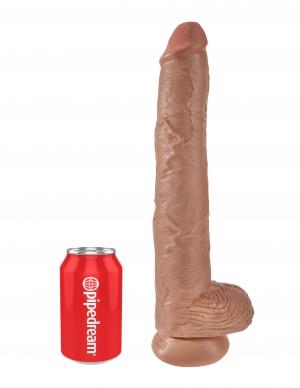 King Cock 14 inches Cock with Balls Dildo
