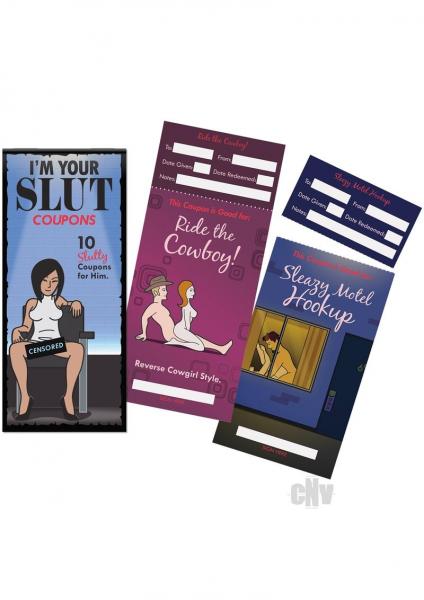 I'm Your Slut Coupons 10 Count