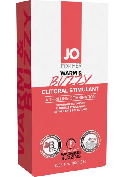 JO Warm And Buzzy Clitoral Cream 10ml