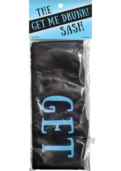 Get Me Drunk Sash Black O/S