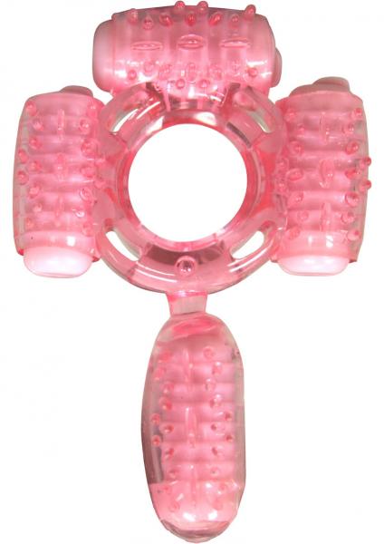 Super Quad Vibrating Cock Ring