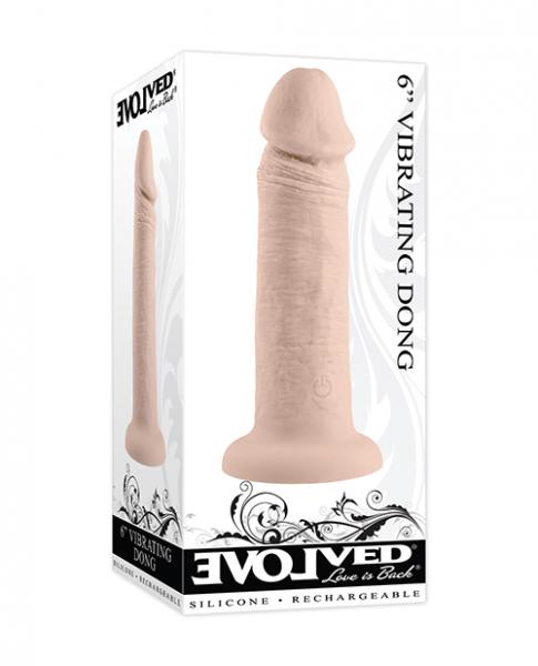 Evolved 6'' Vibrating Dong - Light