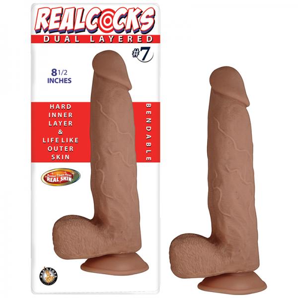 Real Cocks Dual Layered #7 8.5 inches Dildo
