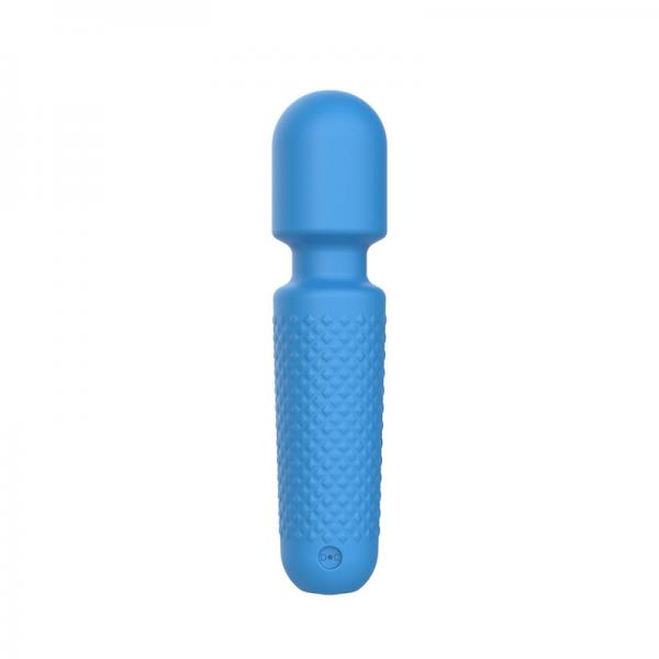 Emojibator Tiny Wand Emoji Vibrator Electric Blue