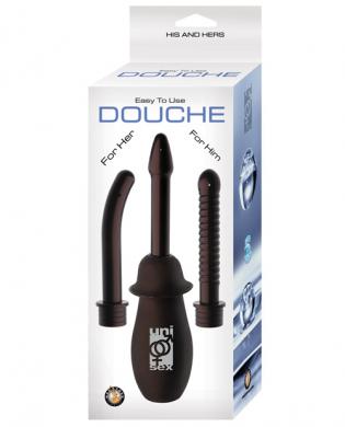 His and hers easy to use douche - black