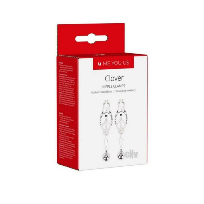 Me You Us Clover Nipple Clamps Silver
