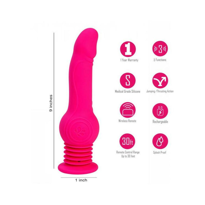 Tegan Jumping Vibrating Dong W/ Remote