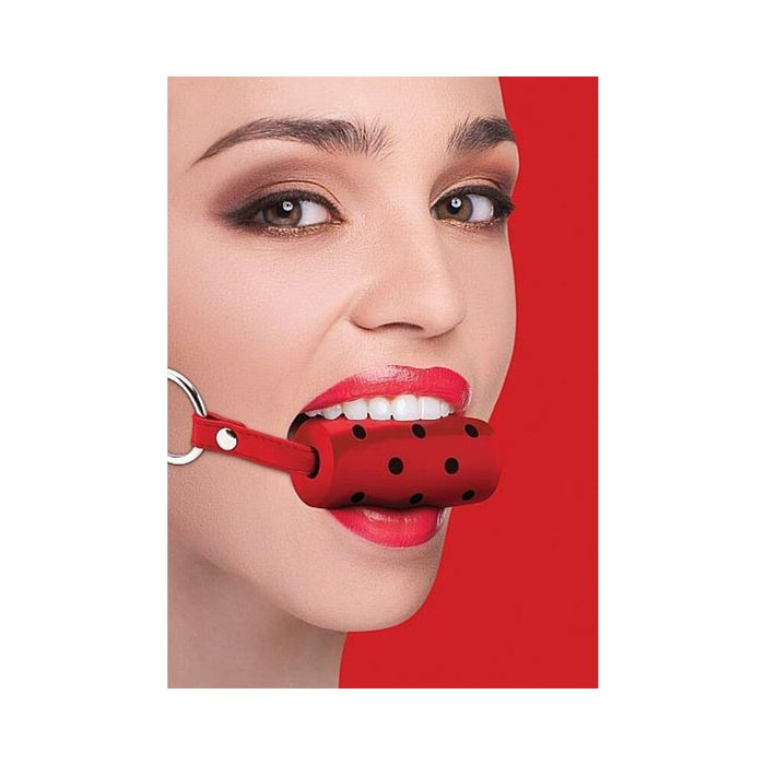 Ouch Cylinder Gag Red