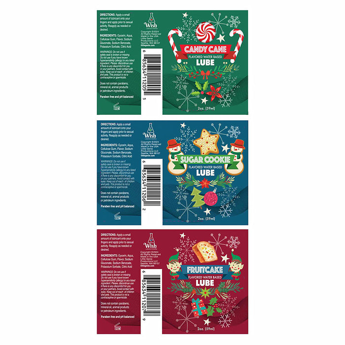 Holiday Lube 3 Flavor 18-Piece Display
