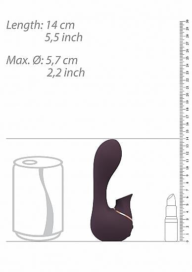 Irresistible Mythical Purple Clitoral G-Spot Vibrator