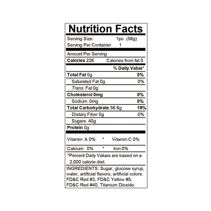 Sweet Ass Gummy Butt Shaped Gummies 8 /per