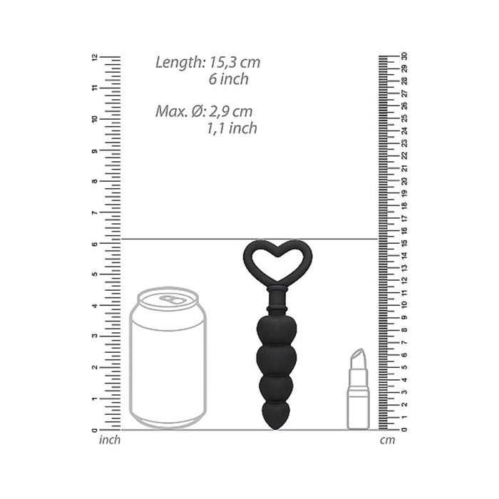 Ouch Anal Love Beads Black