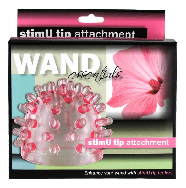 Stimu Tip Wand Attachment Pink Boxed