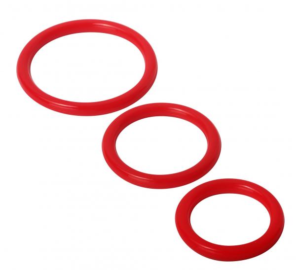 Trinity Silicone 3 Sizes Cock Rings