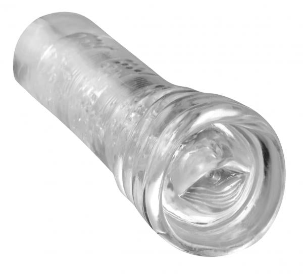 Lusty Lips See Through Masturbation Sleeve - Bulk