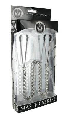 Tweezer Nipple Clamps Silver