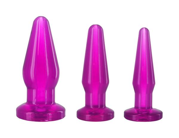 Fill-er-up Butt Plug Kit Purple