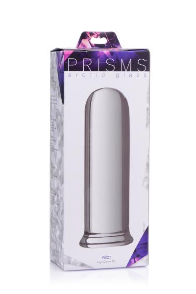 Prisms Pillar Large Cylinder Plug Clear