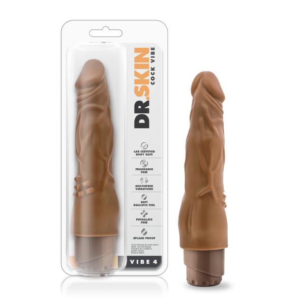 Dr Skin Cock Vibe 4 Realistic Vibrating Dildo