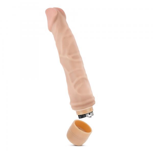 Cock Vibe #6 Vibrating 9 inches Dong Beige