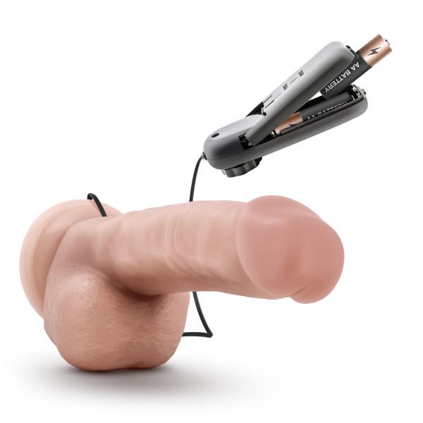 Dr Jay 8.75 inches Vibrating Cock with Suction Cup Beige