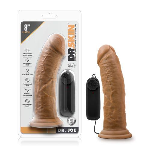 Dr. Skin - Dr. Joe - 8in Vibrating Cock With Suction Cup