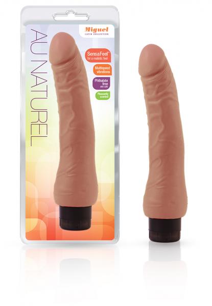 Miguel Latin Color Brown Vibrating Dildo