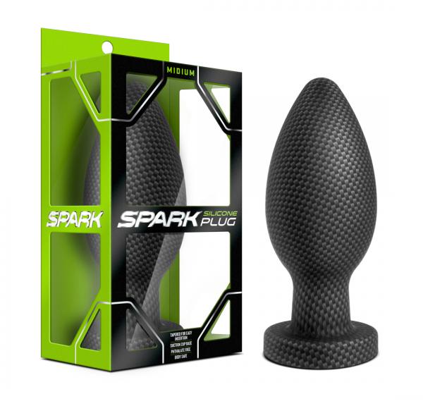 Spark Silicone Plug Medium Black