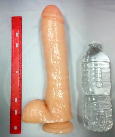 Hung Rider Hammer 11.5 inches Dildo Beige