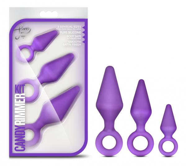 Candy Rimmer Butt Plug Kit Purple