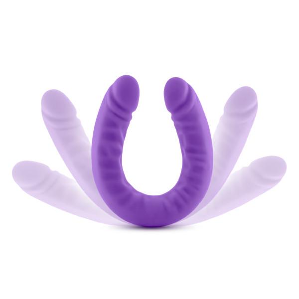 Ruse - 18 Inch Silicone Slim Double Dong