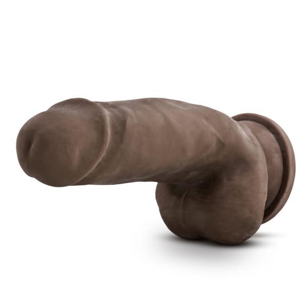 Au Naturel 7 inches Sensa Feel Fat Boy Chocolate Brown Dildo