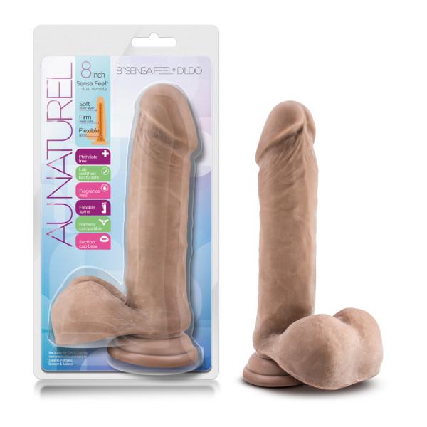 Au Naturel 8 inches Sensa Feel Dildo