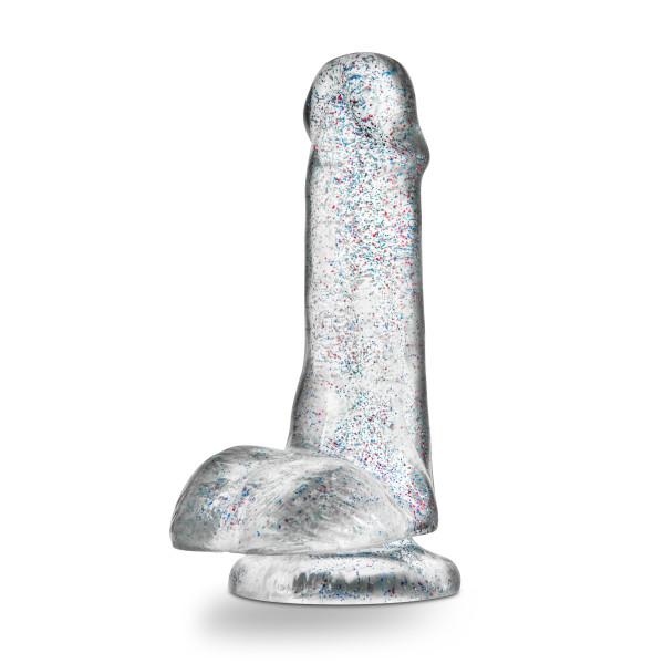 Naturally Yours 6 inches Glitter Cock Sparkling Clear