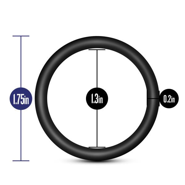 Performance VS1 Pure Premium Silicone Cockrings Black