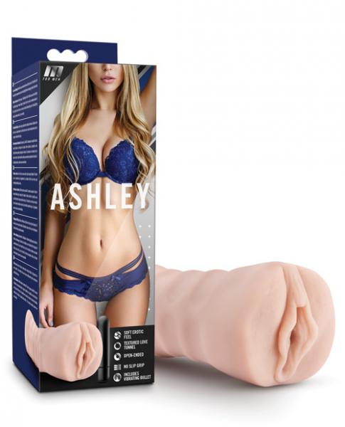 M For Men Ashley Vagina Shaped Beige Stroker