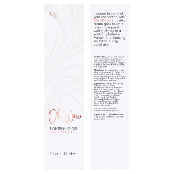 CG Oh Wow Tightening Gel 1 fl oz Fragrance Free