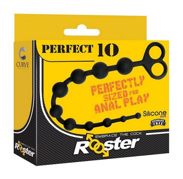 Rooster Perfect 10 Silicone Anal Beads