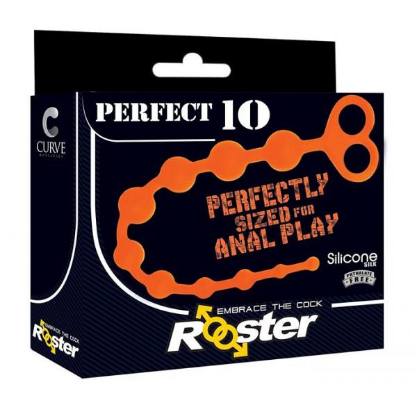 Rooster Perfect 10 Silicone Anal Beads