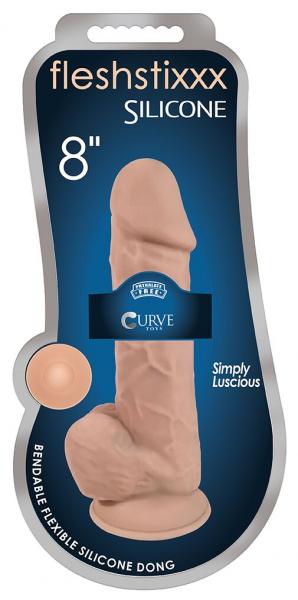 Fleshstixxx Silicone Silexpan 8 inches Dildo W/balls