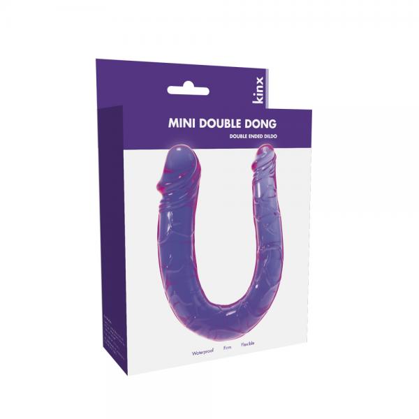 Mini Double Dong Double Ended Dildo Purple Kinx