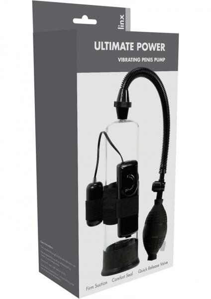 Ultimate Power Penis Pump Black Linx