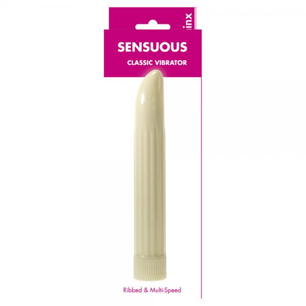 Sensuous Ribbed Vibrator Minx Ivory