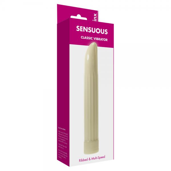 Sensuous Ribbed Vibrator Minx Ivory